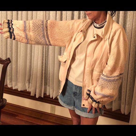 Free people denim jacket. Super pretty!! - Picture 9 of 15